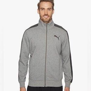 Puma P48 Fleece Core Track Full Zip Athletic Jacket Size XXL